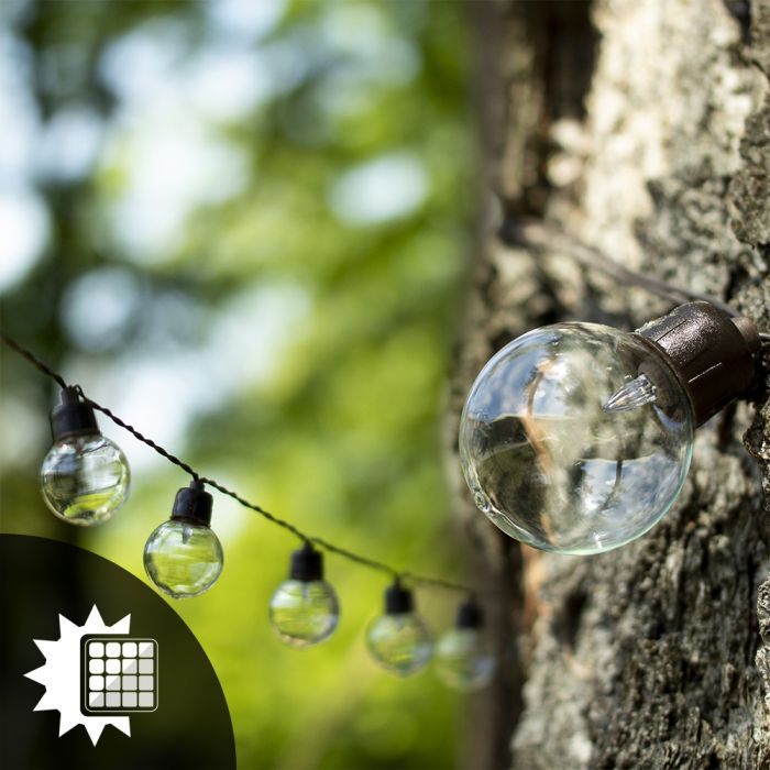 Solar LED Bollen Slinger 7,5m – Warm Wit Licht (3000K) | Zonne-energie Tuinverlichting