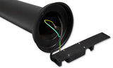 Zwarte Tuinpaal Lamp – E27 Buitenverlichting, 65 cm