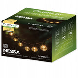 Tuin LED Lichtsnoer 16m – 100x Warm Wit (3000K)