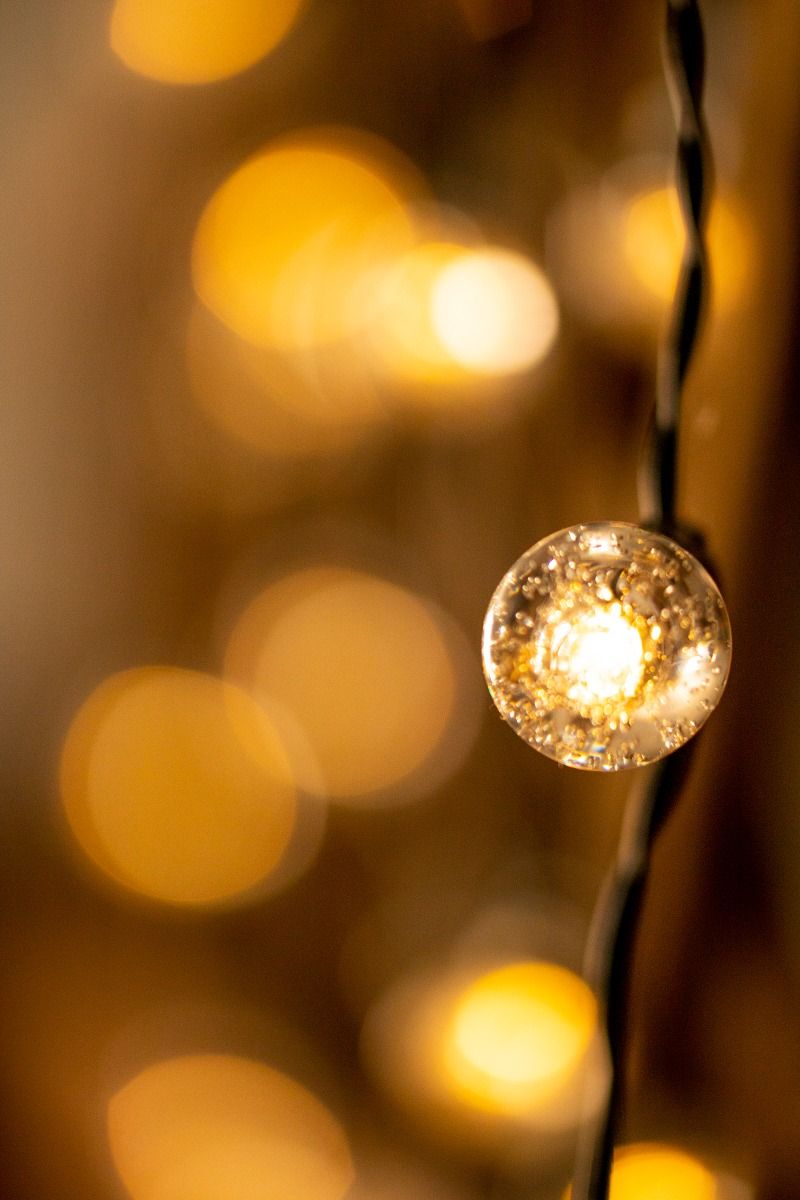 Tuinslinger – 100x LED Bollen – 21,8m – Warm Wit 3000K – Decoratief & Weerbestendig