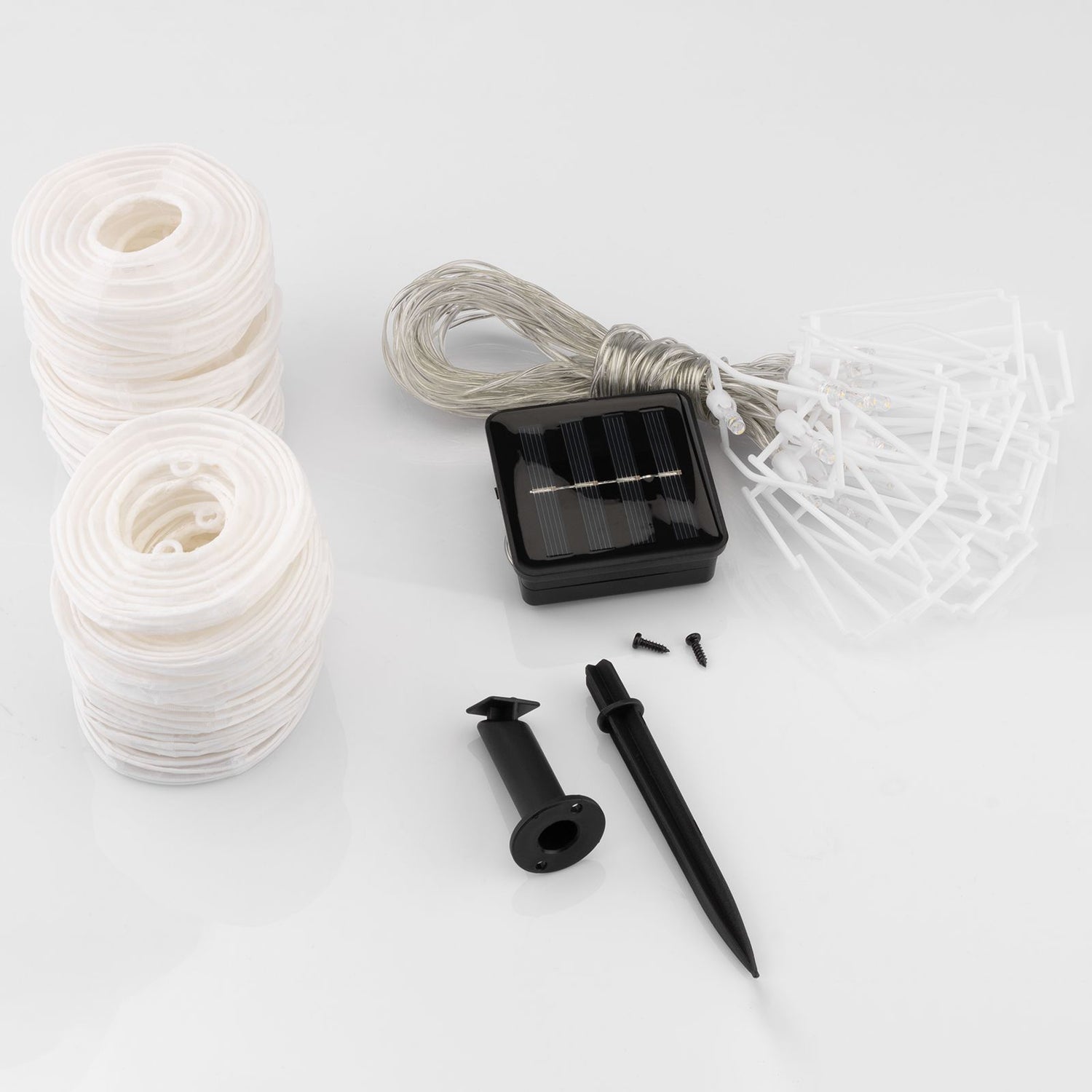 Solar Tuinslinger – 20x LED Lantaarns – 7,59m – Warm Wit 3000K