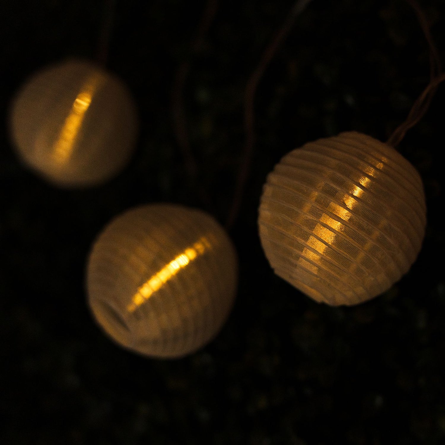 Solar Tuinslinger – 20x LED Lantaarns – 7,59m – Warm Wit 3000K