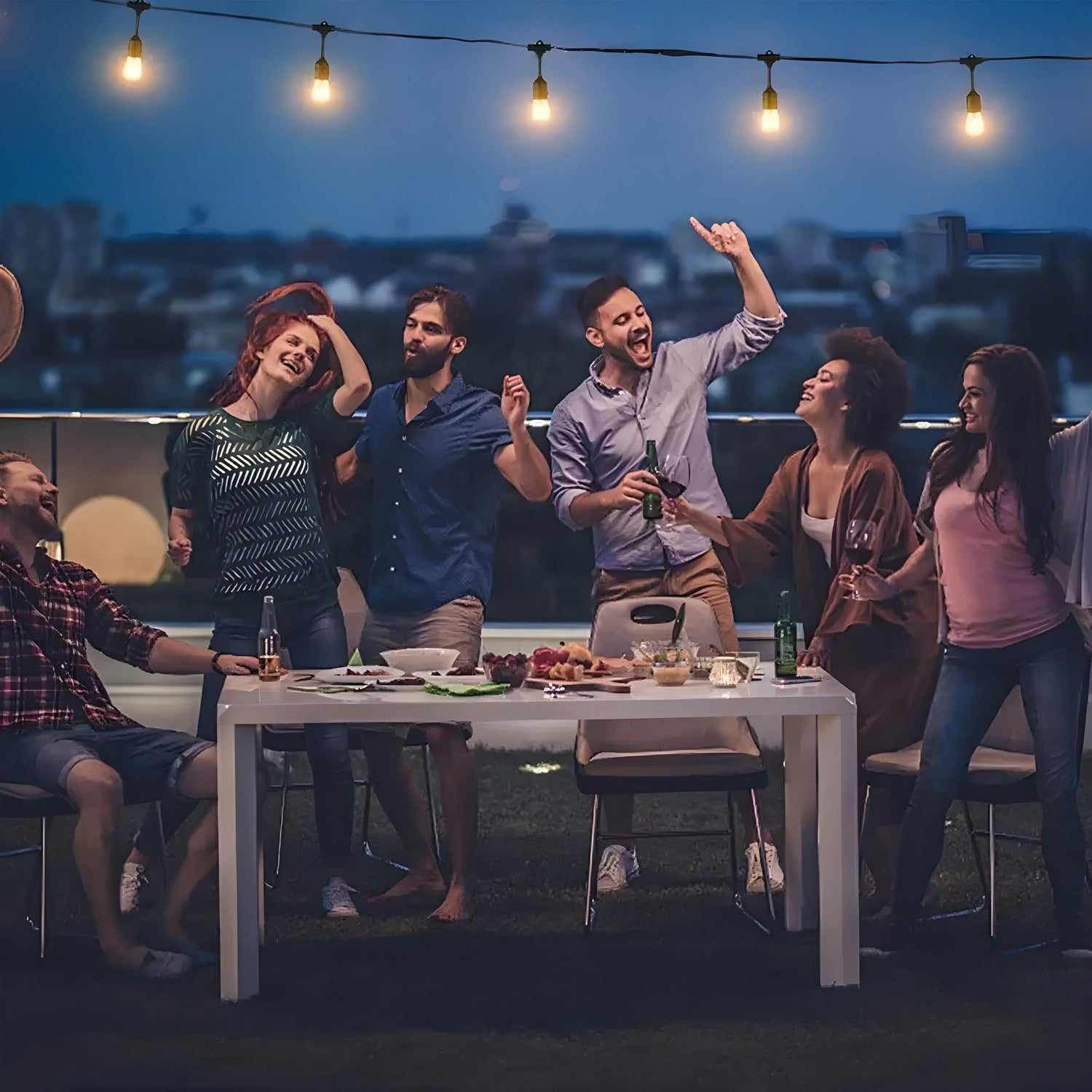 Solar Tuinverlichting Slinger – 30x LED – 20m – Warm Wit 2700K – IP65 – Met Afstandsbediening