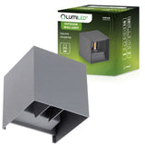 LED Gevellamp G9 – Up & Down Buitenlamp, Grafiet
