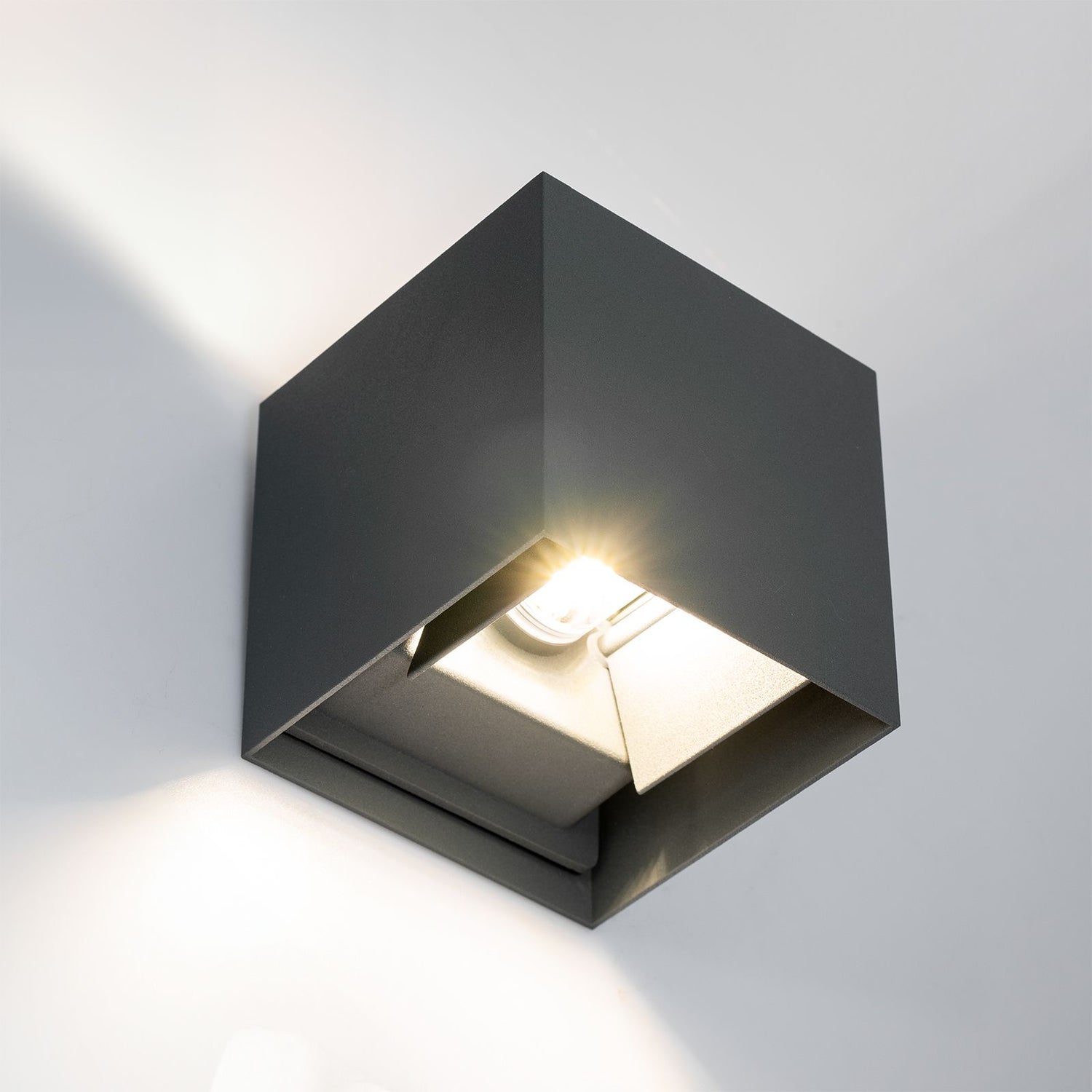 LED Gevellamp G9 – Up & Down Buitenlamp, Grafiet