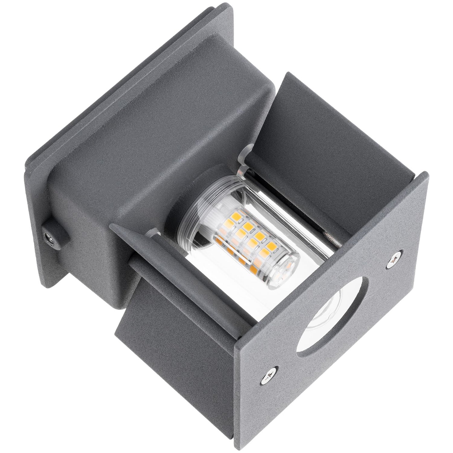 LED Gevellamp G9 – Up & Down Buitenlamp, Grafiet