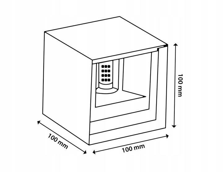 LED Gevellamp G9 – Up & Down Buitenlamp, Grafiet
