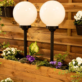 Solar LED Tuinlamp – 30 cm – 6500K – Steeklamp – Wit