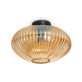 Design Plafondlamp Rond Amberglas - Amelie