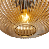 Design Plafondlamp Rond Amberglas - Amelie