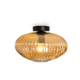 Design Plafondlamp Rond Amberglas - Amelie
