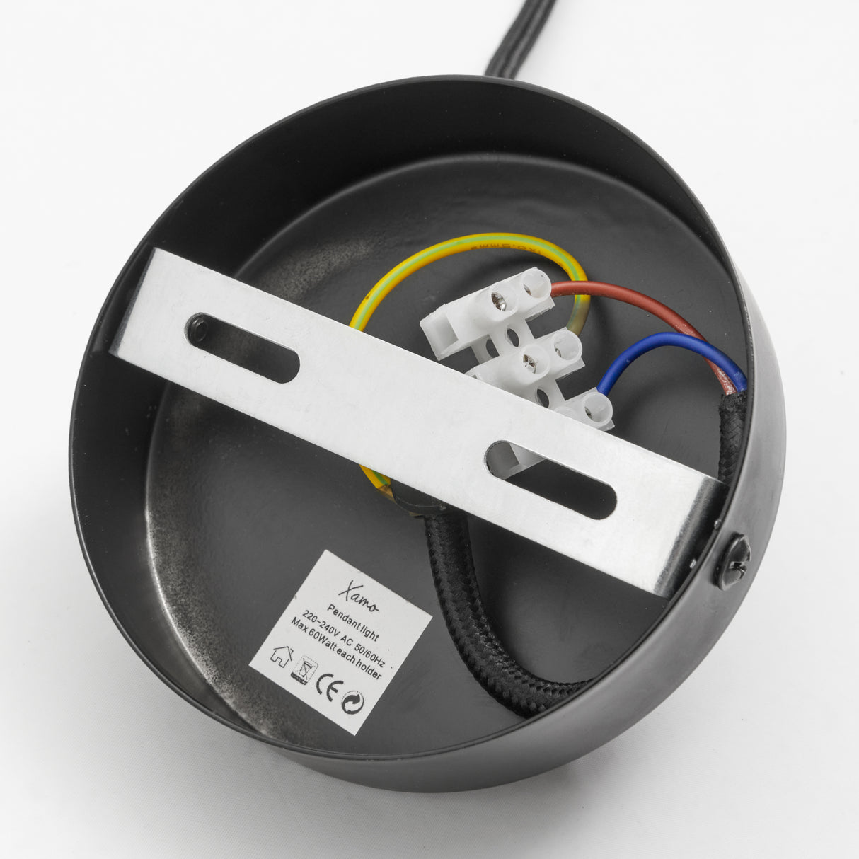 Design Hanglamp Messing met Smoke Glas