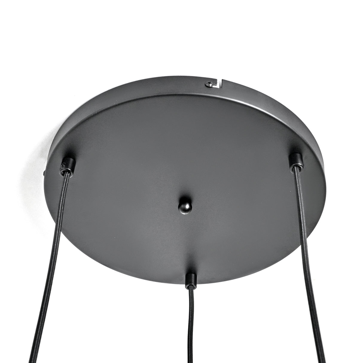 Hanglamp 3-Lichts Bol Rookglas Industrieel Woonkamer Eetkamer Smoke Zwart Grey