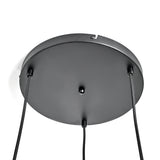 Hanglamp 3-Lichts Bol Rookglas Industrieel Woonkamer Eetkamer Smoke Zwart Grey