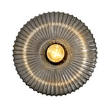 Design Plafondlamp Rond Smokeglas -