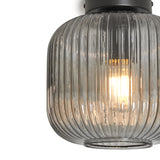 Ronde Plafondlamp Smoke Glas -