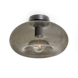 Design Plafondlamp Art Deco Zwart smoke -