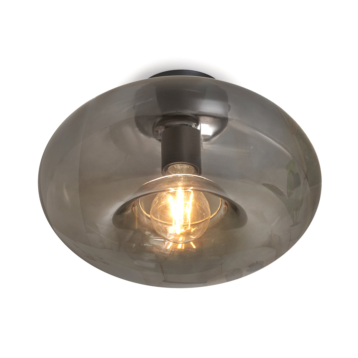 Design Plafondlamp Art Deco Zwart smoke -