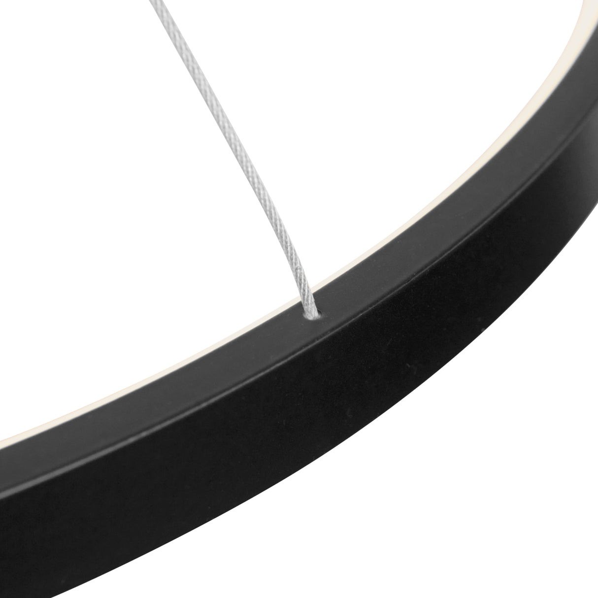Design Hanglamp Zwart - Dimbaar Led - Drie Ringen - In Hoogte Verstelbaar - Eetkamer - Woonkamer